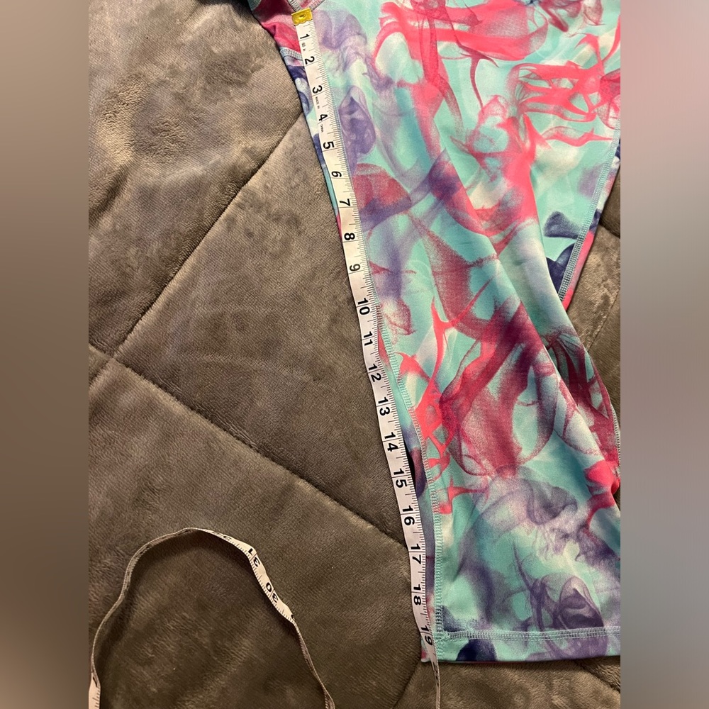 EUC, Just Be… Pedal Pusher Workout/Yoga Leggings, 1X: B4 - Picture 5 of 8